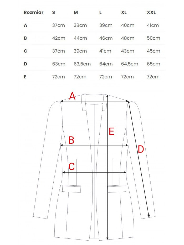 BeWear Strickjacke ohne Verschluss - Schwarz, S