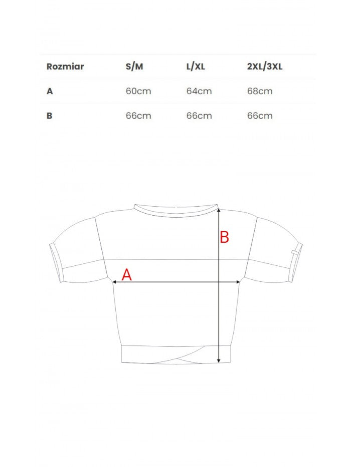 BeWear Oversize Sweatshirt mit Kimono-Ärmeln - Schwarz, S/M