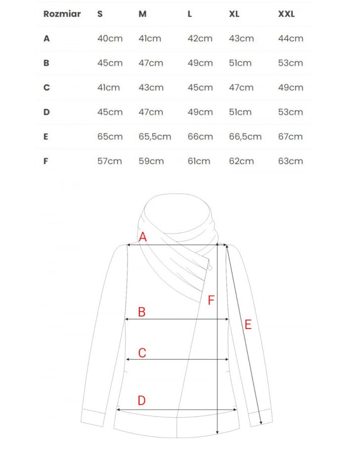 BeWear Sweatshirt mit diagonalem Reißverschluss - Ecru, S