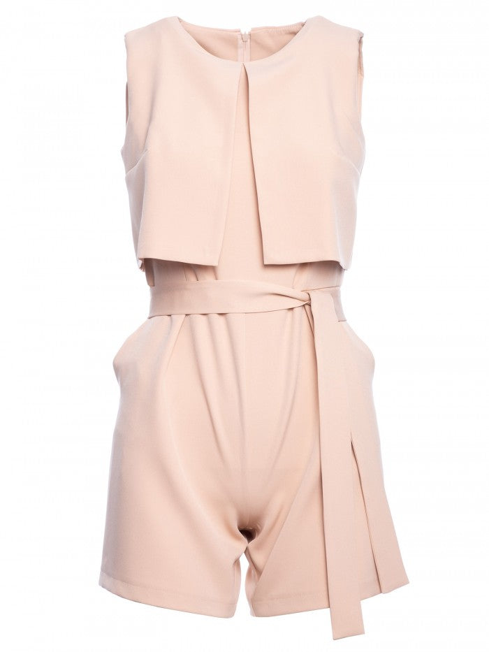MOE Double Front Anzug - Beige, S
