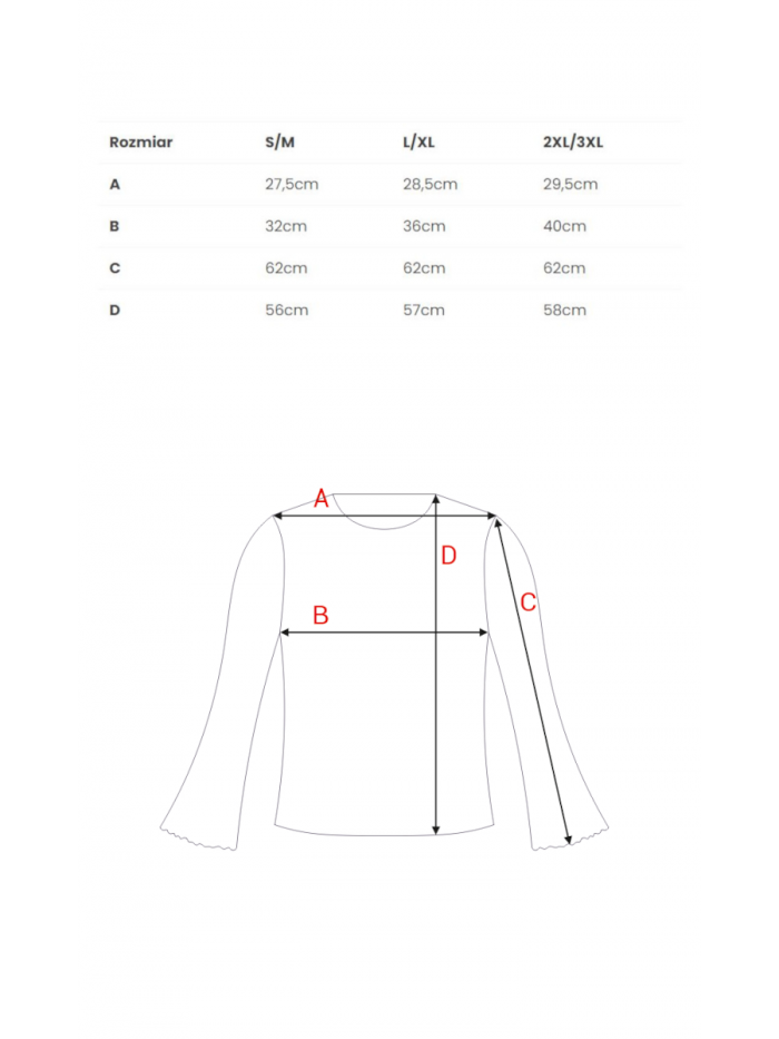 MOE Lange Bluse mit ausgestellten Ärmeln - Braun, S/M