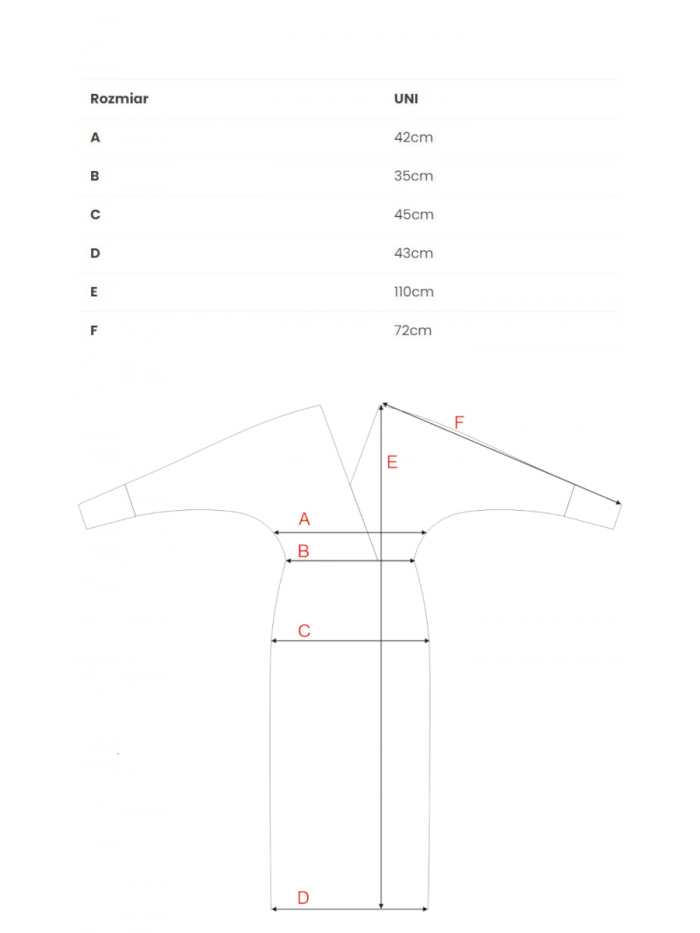 MOE Pulloverkleid mit Wickelausschnitt - Braun, Onesize