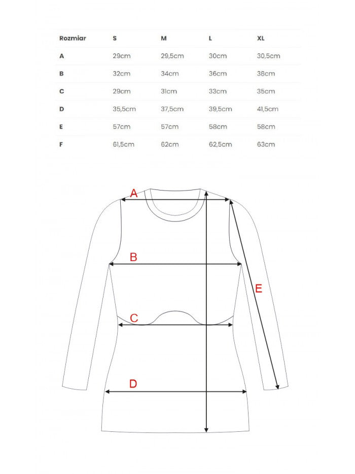 MOE Gerippte Bluse mit Korsett-Nähten - Braun, S