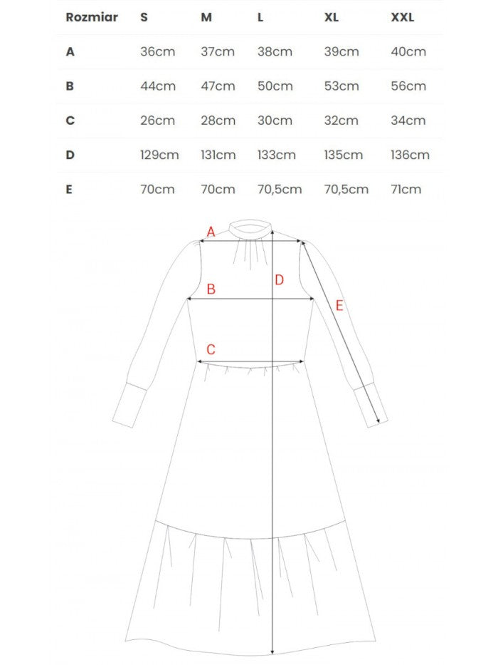 Stylove Maxikleid mit Rüschen - Aztekendruck - Modell 1, S