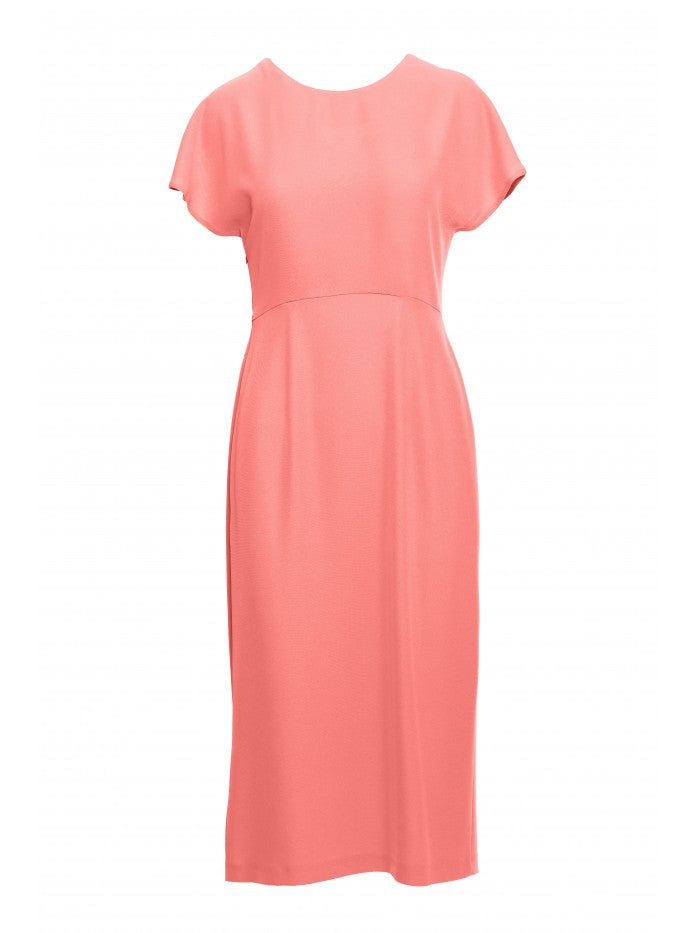 Stylove Kleid mit Rückenausschnitt - Orange, S